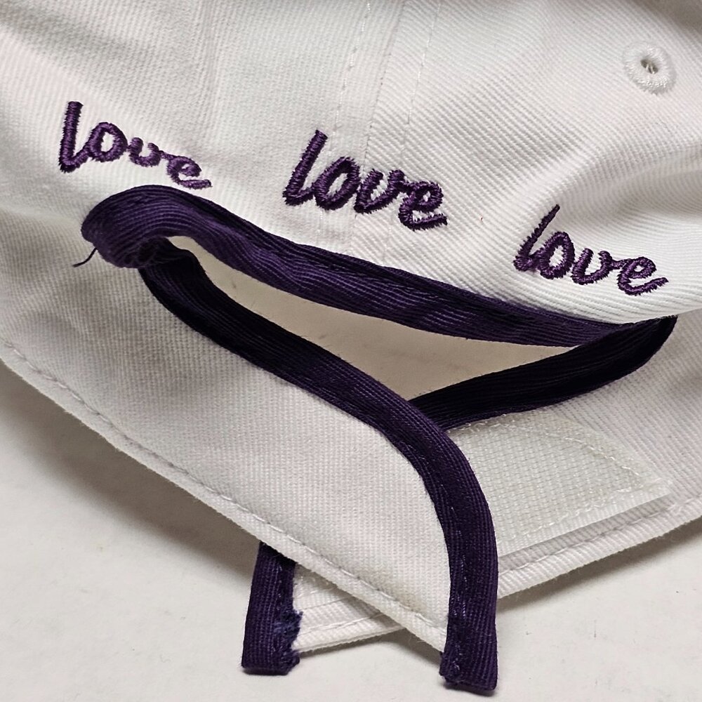 Taylor Swift RARE Adjustable Back Hat Cap Purple Pink Butterfly Love Love Love ❤ - Picture 12 of 14